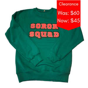 Pretty Soror Squad Chenille Sweatshirt