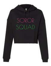 Load image into Gallery viewer, Pretty Soror Squad Cropped Hoodie