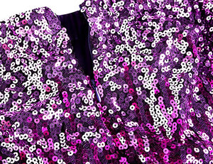 Violet Ombre Sequin Pencil Skirt