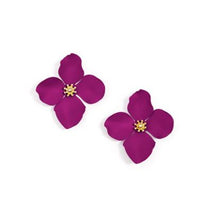 Load image into Gallery viewer, African Violet Earrings