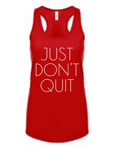 Devastating Just Don't Quit Tank