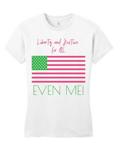 Pretty Liberty & Justice Tee