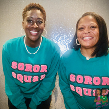 Load image into Gallery viewer, Soror Squad Chenille Sweatshirt